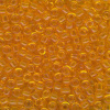 Transparent - Orange 11/0 Japanese Seed Beads (6in tube)